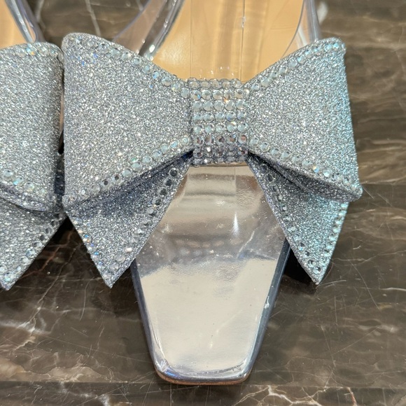 NEW Nalebe Dimante Metallic Cinderella Pumps - Picture 9 of 14